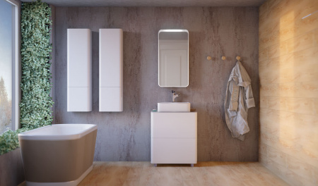 Тумба под раковину Raval Pure 65 Pur.01.65/N/W фото