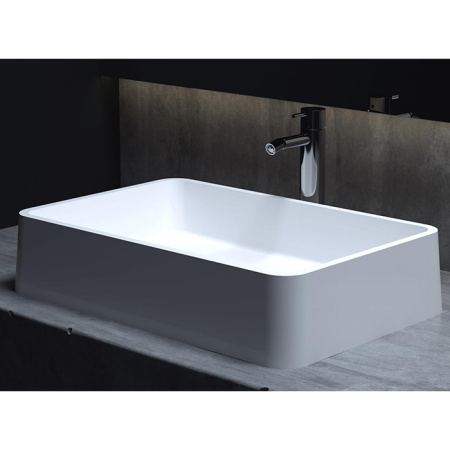 Накладная раковина Salini Gloria 1102207M 59x39 белая матовая фото