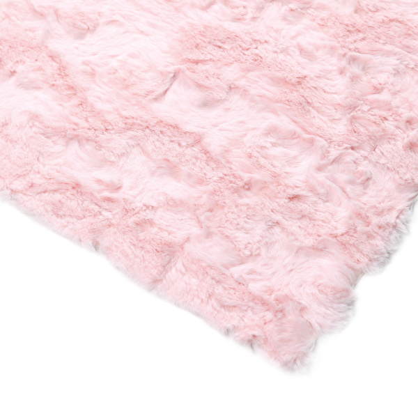 Коврик для ванны Fixsen Delux FX-9040W 120x70 розовый фото