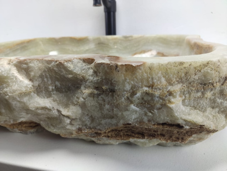 Накладная раковина из оникса Erozy Green Big EO-00859 (63*53*15cм) фото