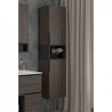 Пенал Comforty Франкфурт-40 дуб шоколадно-коричневый фото