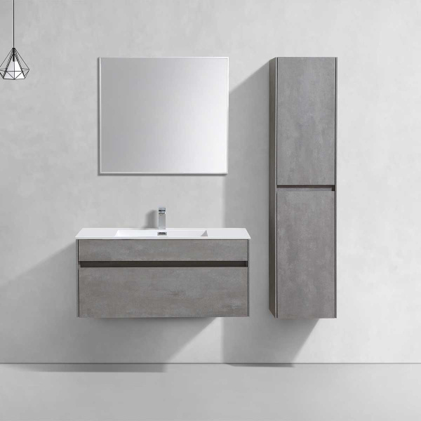 Тумба под раковину Vincea Chiara 100 VMC-1C100CT Cement фото