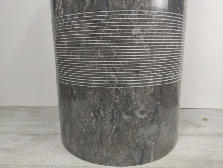 Напольная раковина из оникса Indo Grey OS-00178 фото