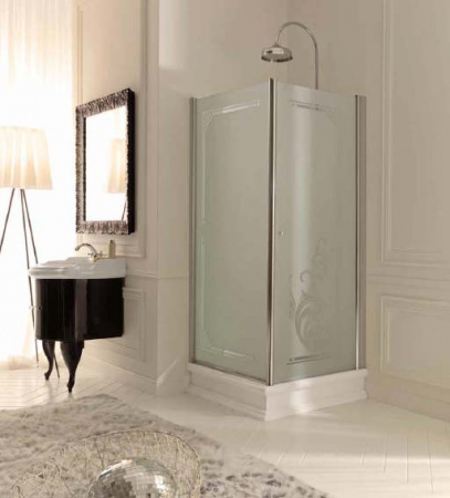 Зеркало в деревянной раме Kerasan Retro 736501nero фото