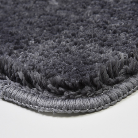 Коврик для ванной WasserKRAFT Diemel BM-2212 Charcoal Gray 90x60 фото