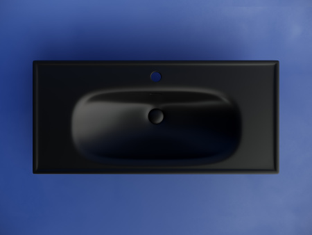 Раковина Ceramica Nova Sabo CN13003MB 100x46 черная матовая фото