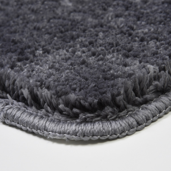 Коврик для ванной WasserKRAFT Diemel BM-2212 Charcoal Gray 90x60 фото