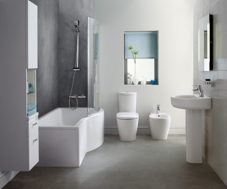 Унитаз напольный Ideal Standard Connect E803701 с бачком Cube E797001 фото