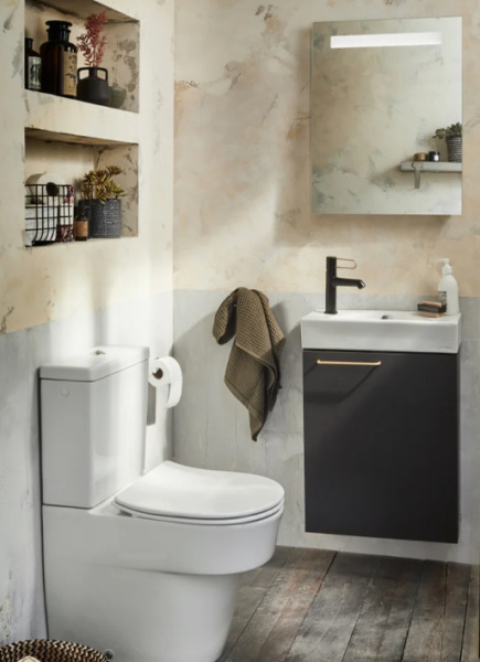 Зеркало с подсветкой и подогревом Jacob Delafon Parallel 50 EB1410-NF 50x65 фото