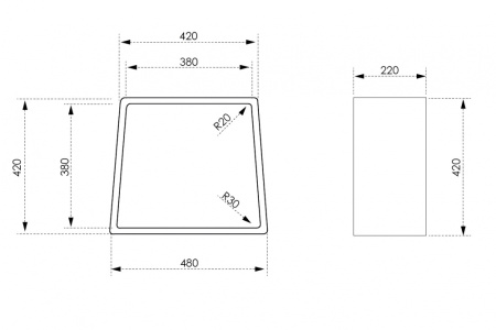 Стульчик для ванной ABBER Stein AS1638 белый матовый фото