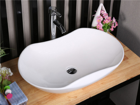 Накладная раковина CeramaLux N 9175 66,5х41 фото