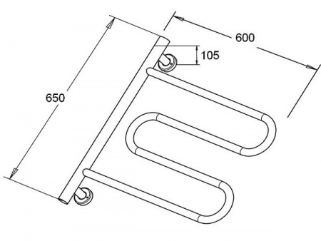 Электрический полотенцесушитель Zorg ZR 011 фото