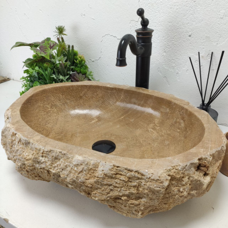 Накладная раковина из оникса Erozy Sunset EO-01444 (60*41*15) фото