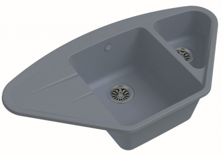Мойка кухонная Ewigstein Wink W- 80KF серый металлик фото