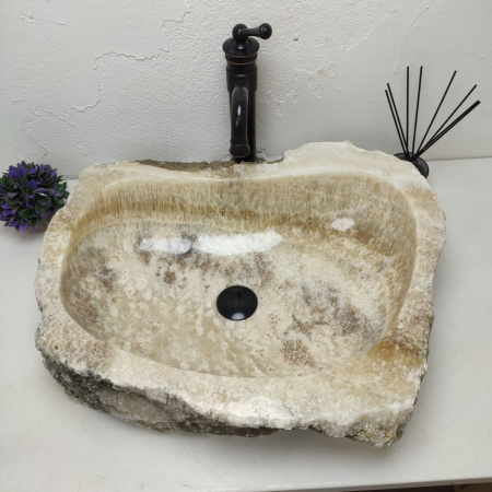 Накладная раковина из оникса Erozy BL EO-01222 (61*50*16) фото