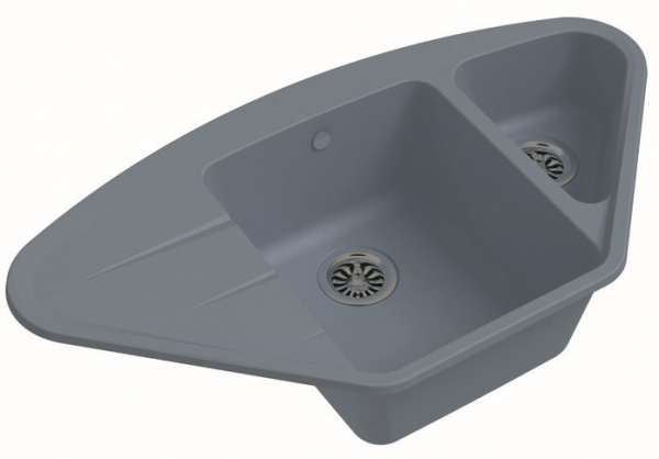 Мойка кухонная Ewigstein Wink W- 80KF серый металлик фото
