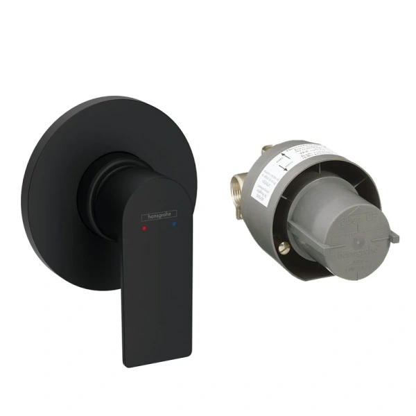 Смеситель для душа Hansgrohe Rebris E 72658670 черный матовый фото