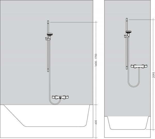 Душевой гарнитур Hansgrohe Raindance Select Е 150 3 jet 27857400 фото