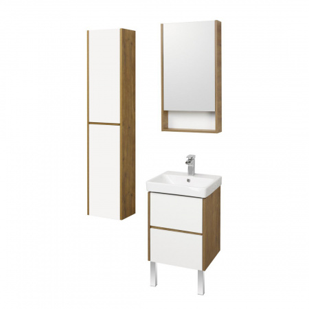 Тумба под раковину Акватон Сканди 45 1A251601SDZ90 белый/дуб рустикальный фото