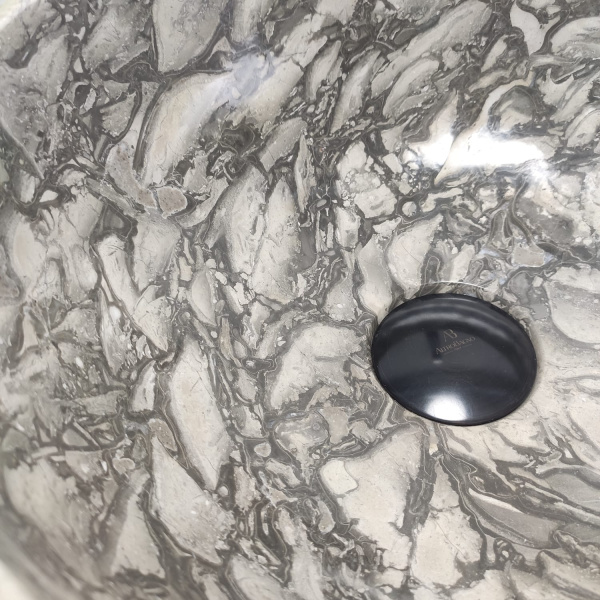 Накладная раковина из мрамора Donut Doreng DM-00928 (40*40*16) фото