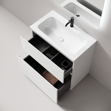 Тумба под раковину Sancos Folk Floor FL80FW белая фото