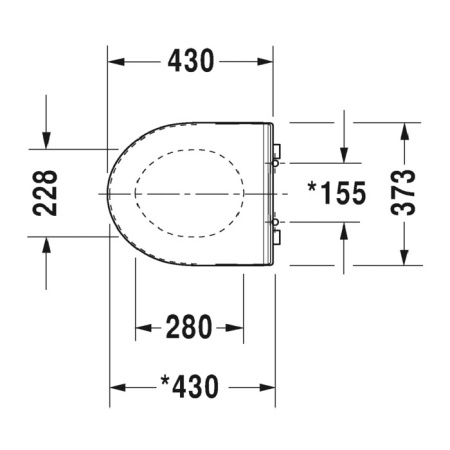 Сиденье для унитаза Duravit DuraStyle 0020790000 soft close фото