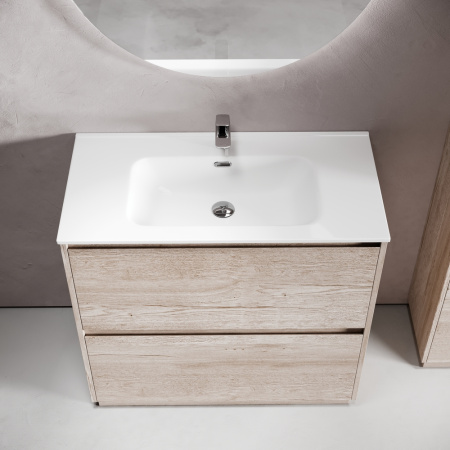 Тумба под раковину Sancos Libra Floor LB90FEG дуб галифакс натуральный фото