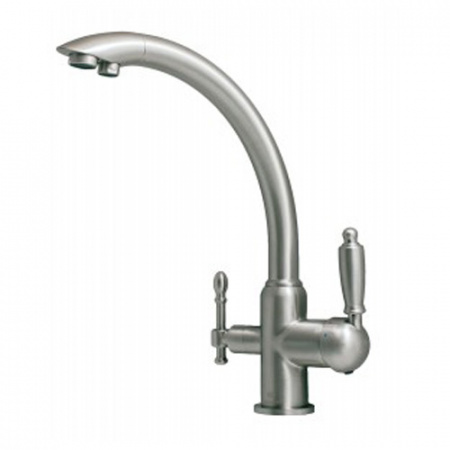 Смеситель для кухни кухни с фильтром для воды Kaiser Vincent 31244-2 серебро фото