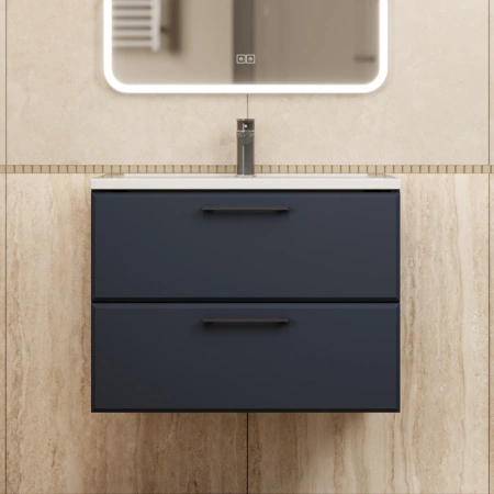 Тумба под раковину Uperwood Foster 70 TFosterNEW70b черная матовая фото