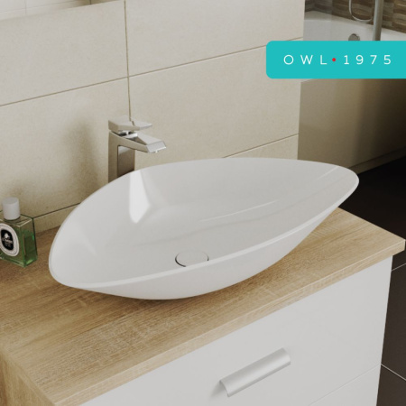 Накладная раковина OWL 1975 Curve OWLB191045 59x40 фото