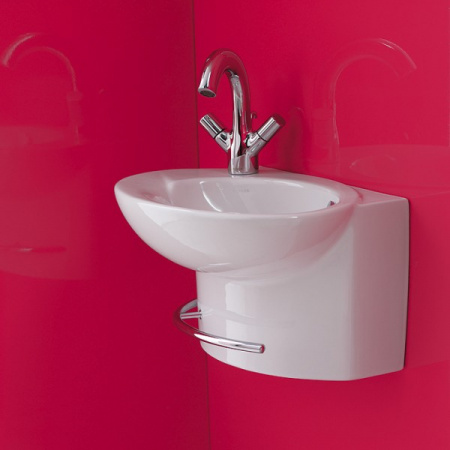 Раковина-моноблок подвесная с единым полупьедесталом Jacob Delafon Presquile E1337 45 см фото