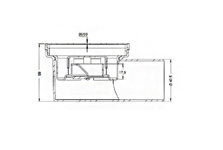 Душевой трап Berges Trend 091001 100*100 боковой слив фото