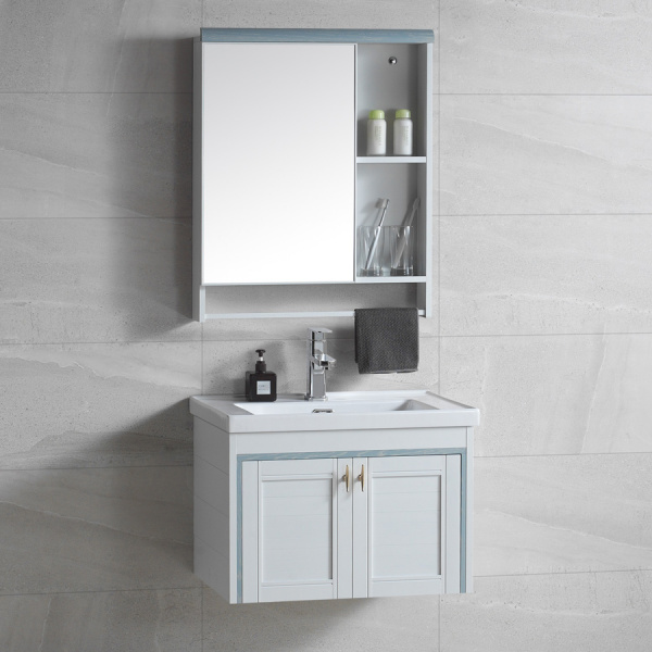 Комплект мебели для ванной River Sofia 605 BU голубой фото