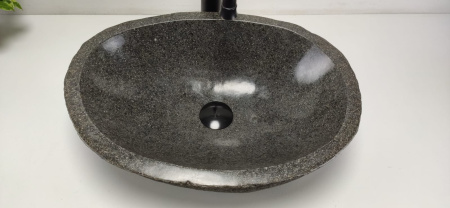 Накладная раковина из речного камня RS0802 (50*36*15) фото