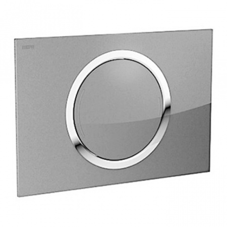 Смывная клавиша Mepa Zero 421856 стекло серебристое фото