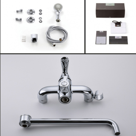 Смеситель для ванны с душем D&K Ambrosius Rhein DA1343301 фото