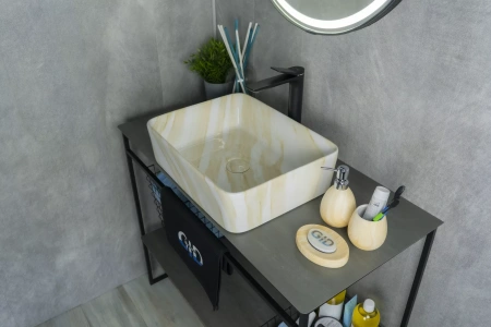 Накладная раковина GID MNC600 48х37 фото