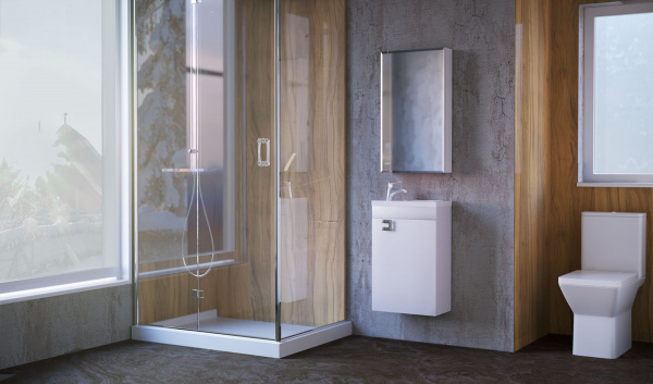 Зеркало-шкаф Raval Kub 40 Kub.03.40/W фото