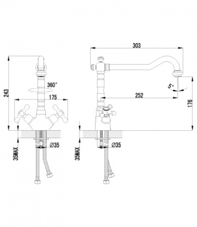 Смеситель для кухни Lemark Standard LM2109C фото