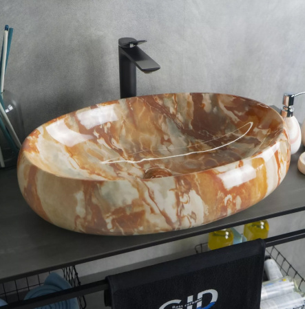 Накладная раковина GID MNC169 59х40 фото