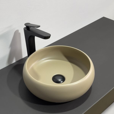 Накладная раковина Comforty 113MC 00-00012227 36x36 капучино матовый фото