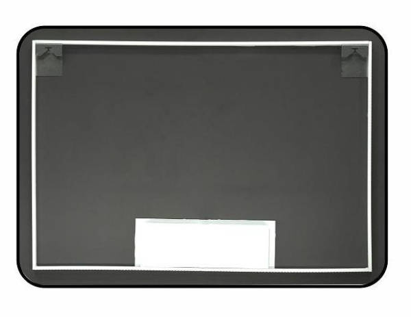 Зеркало с подсветкой Art&Max Siena AM-Sie-1000-700-DS-F 100x70 черное фото