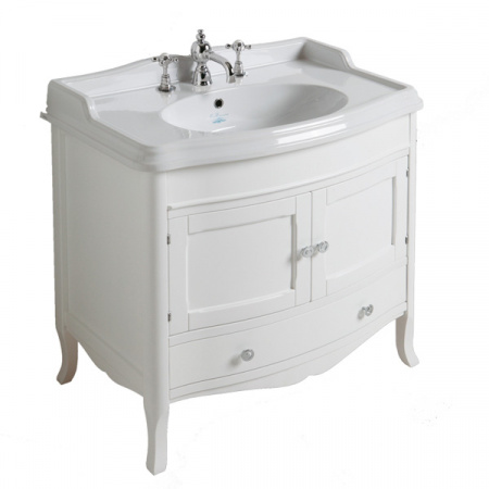 Тумба под раковину Simas Arcade ARMC90 белая 84 см фото