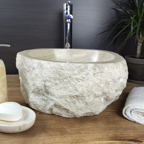 Накладная раковина из оникса Indo Erozy Блитар EO-00079 фото