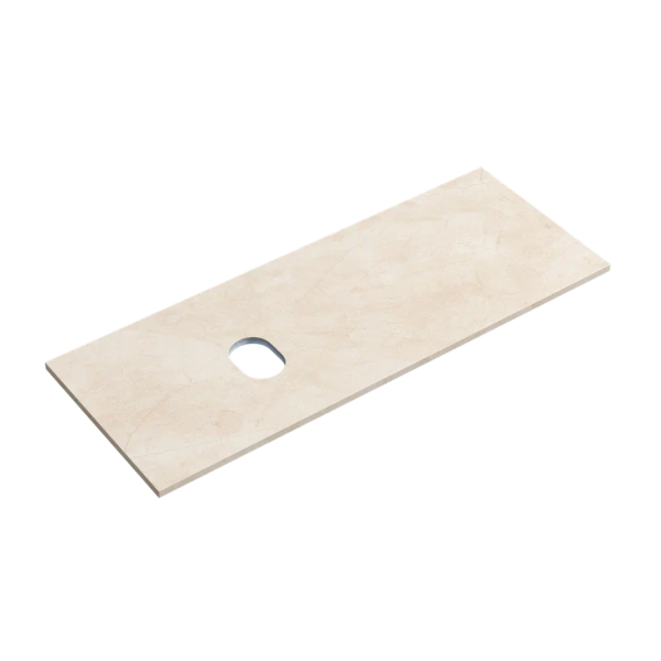 Столешница без отверстия под смеситель Sancos TT120A2L 120 см, kreman фото