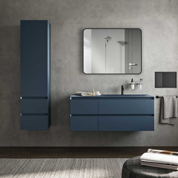 Зеркало с подсветкой Vincea LED VLM-3VC900B черное, c сенсорным выключателем и диммером 90x70 фото