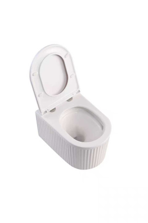 Подвесной унитаз со смывом торнадо Santiline SL-5008 с сиденьем фото