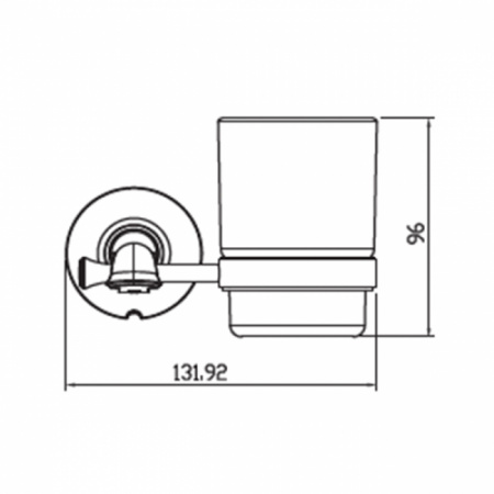 Стакан для зубных щеток Kaiser Bronze II KH-4005 фото