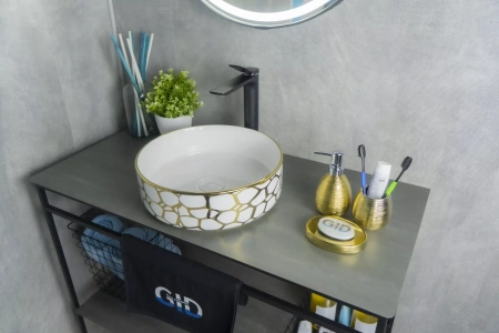 Накладная раковина GID Luxe Line D1357h018 36х36 фото