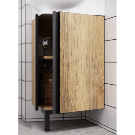 Тумба под раковину угловая Aqwella Porto 45 POR0104DB дуб балтийский фото